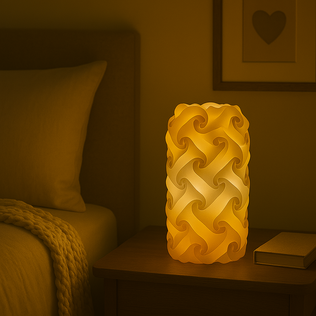 GlowNest Table Lamp – Warm Amber